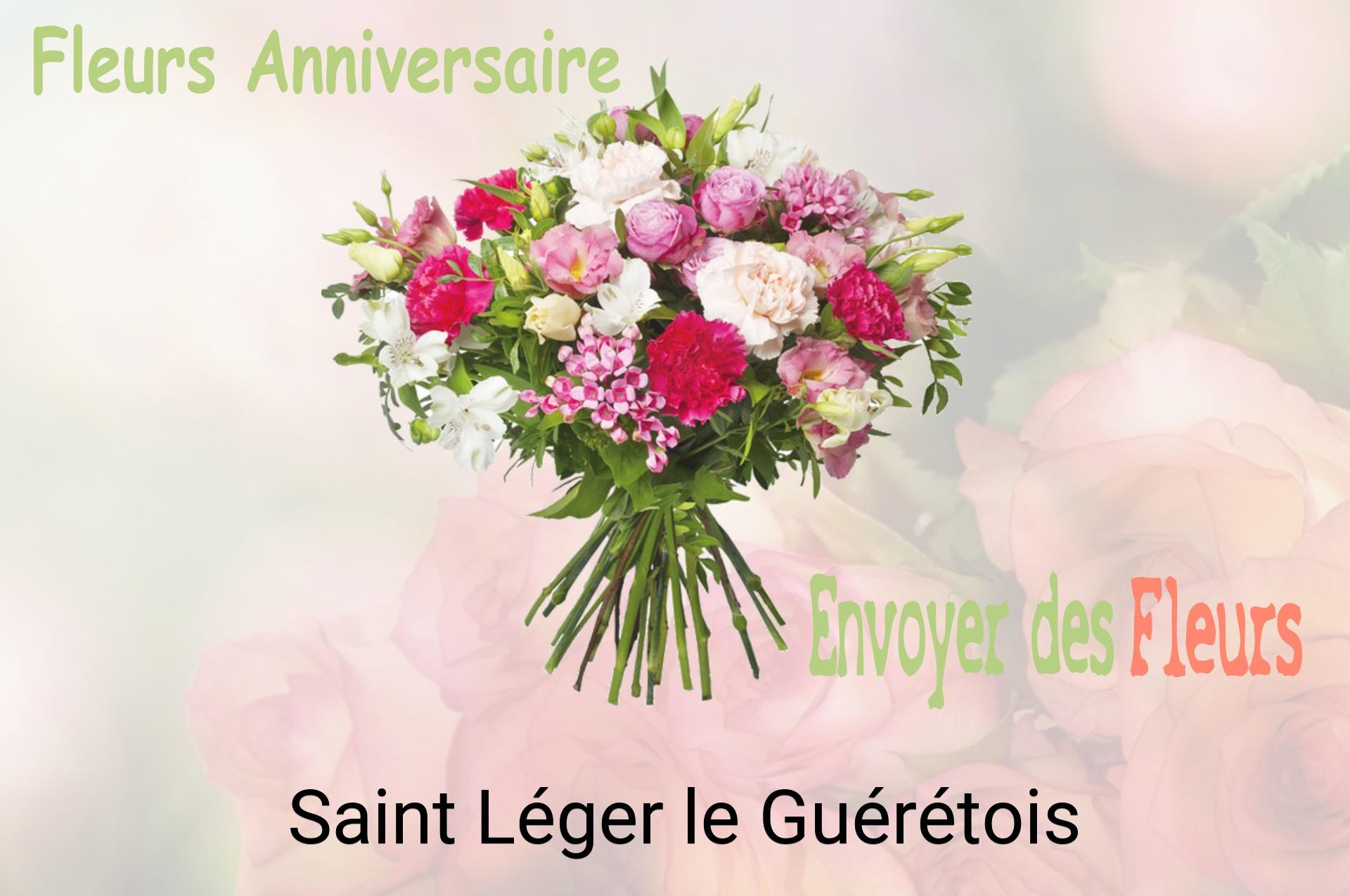 Bouquet de fleurs d’anniversaire livré à Saint-Léger-le-Guérétois