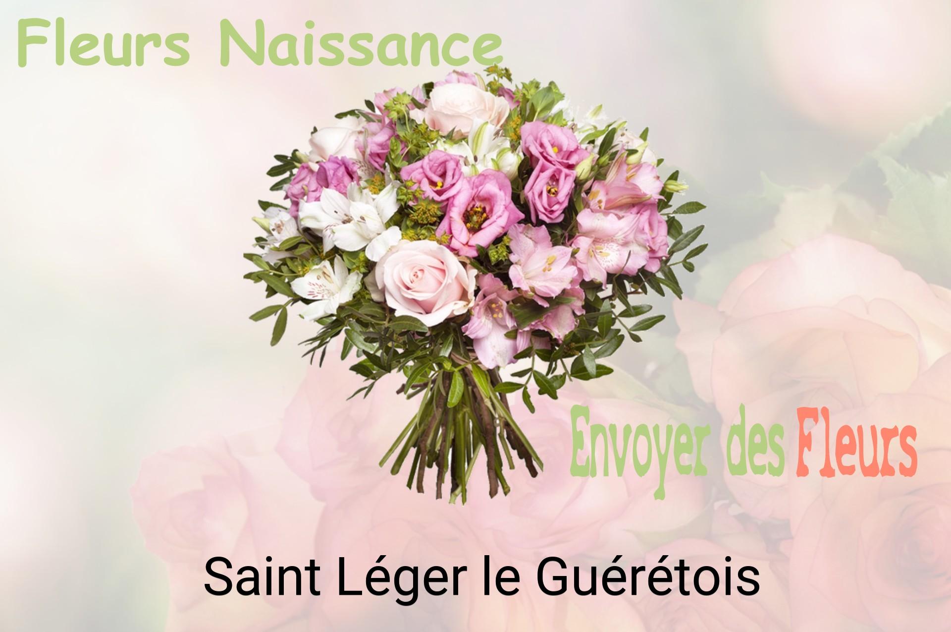 Bouquet de fleurs de naissance livré à Saint-Léger-le-Guérétois