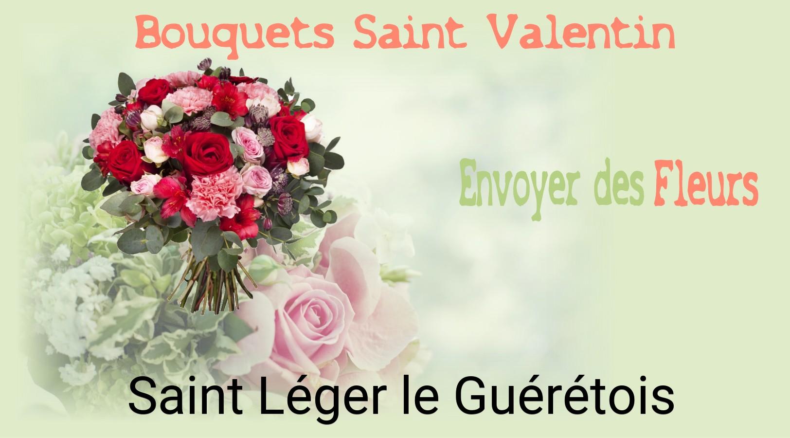 Roses de Saint-Valentin livrées à Saint-Léger-le-Guérétois